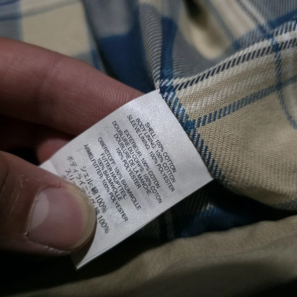 J Crew Flannel Lined Chino Work Harrington Jacket in Dusty Khaki Mens Medium